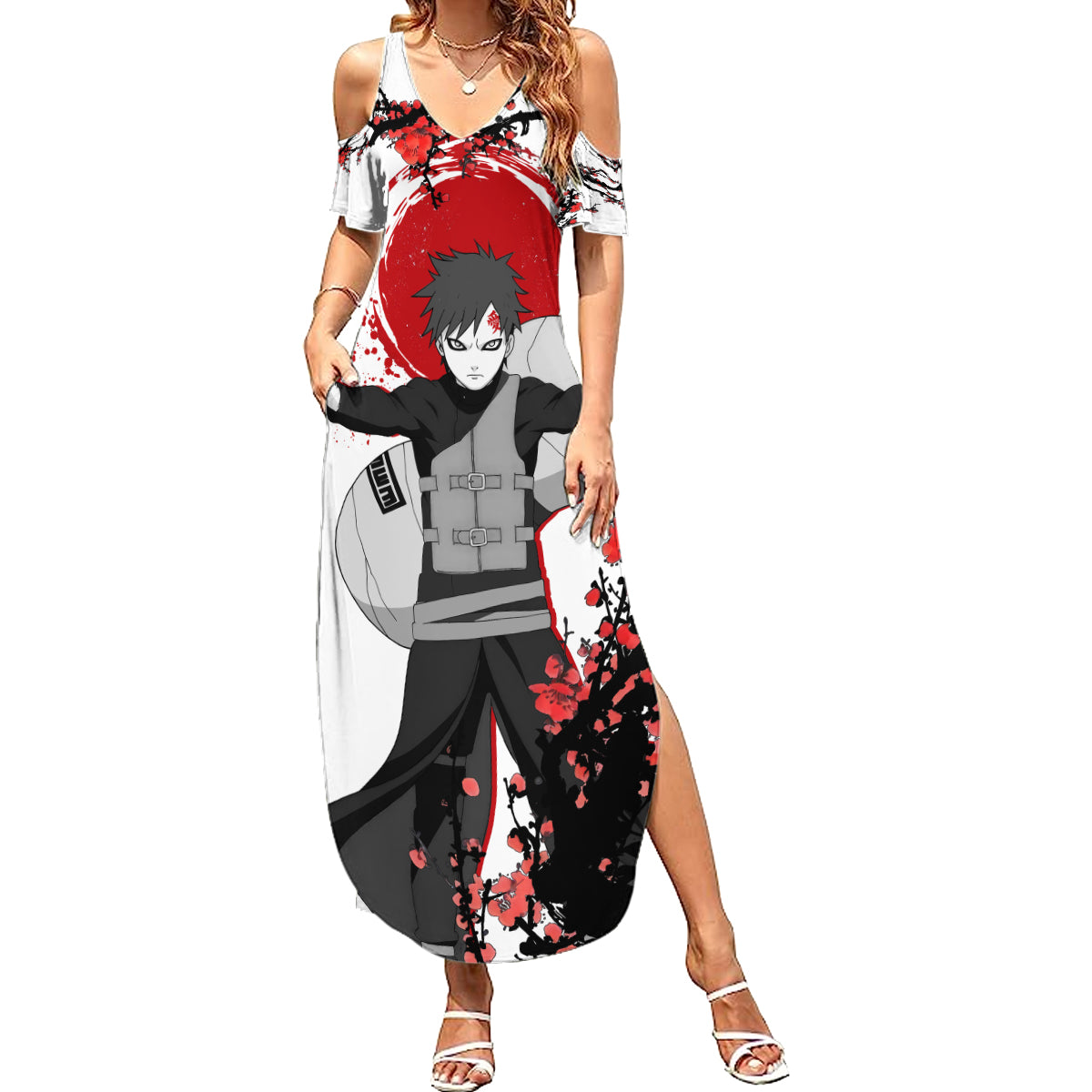 Gaara - Japan Style Anime Summer Maxi Dress