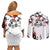 Nami - Japan Style Anime Couples Matching Off Shoulder Short Dress and Long Sleeve Button Shirt