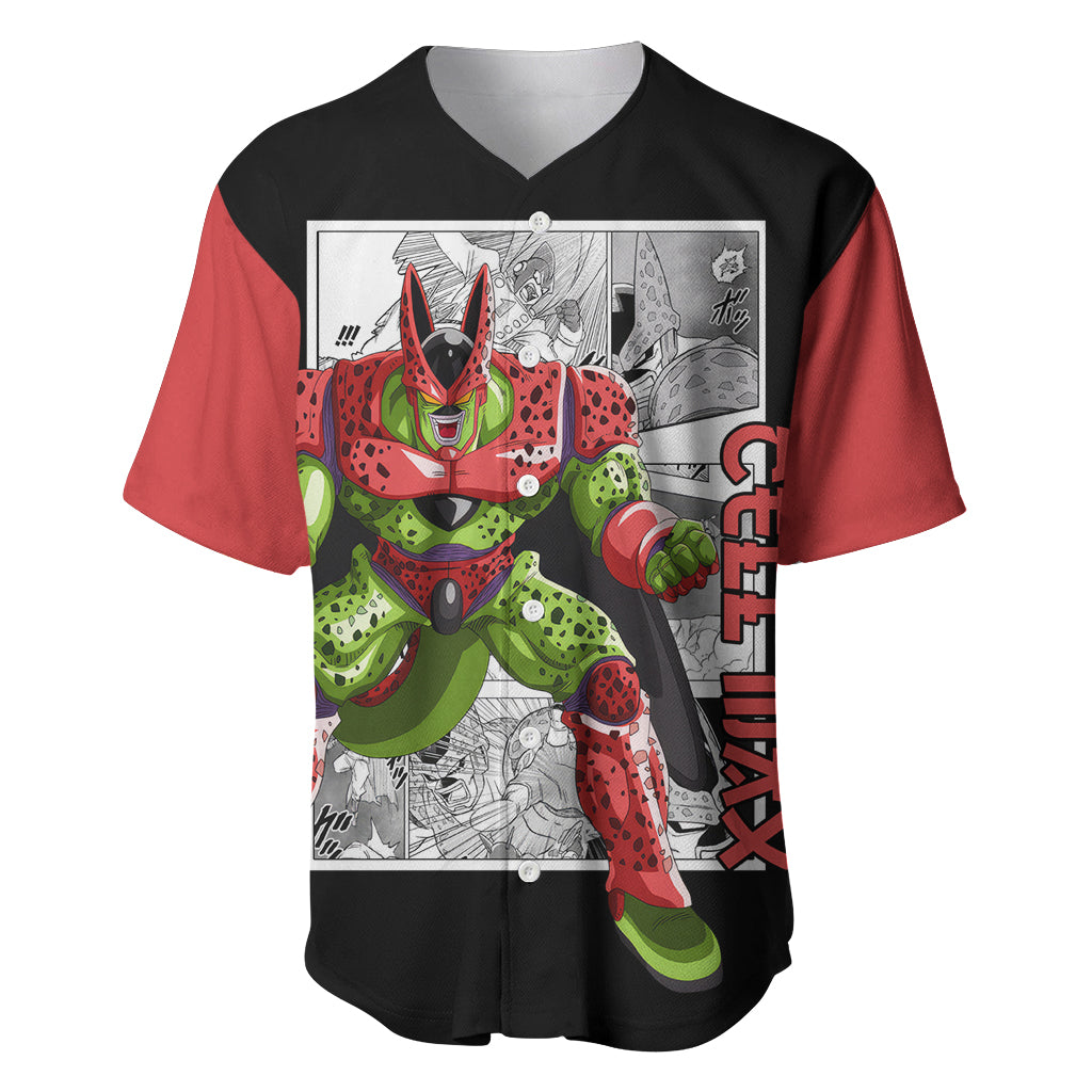 Cell Max Baseball Jersey Dragon Ball Mix Anime Manga