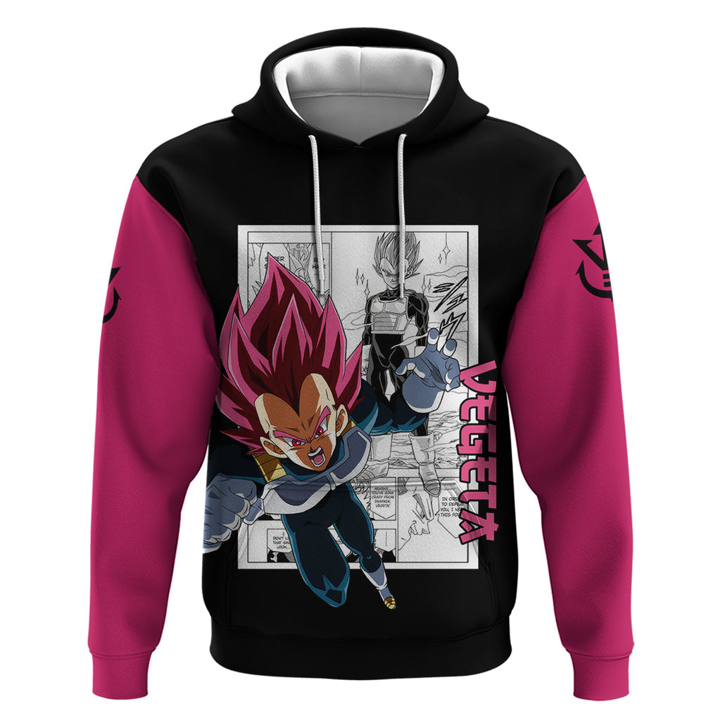 Vegeta God Hoodie Dragon Ball Mix Anime Manga