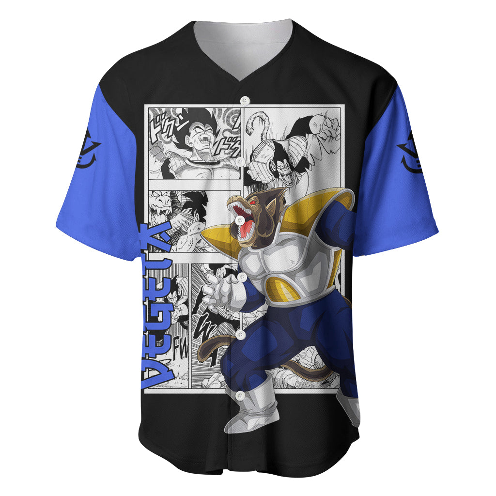 Vegeta Great Ape Baseball Jersey Dragon Ball Mix Anime Manga