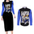 Vegeta Great Ape Couples Matching Long Sleeve Bodycon Dress and Long Sleeve Button Shirt Dragon Ball Mix Anime Manga