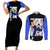 Vegeta Couples Matching Short Sleeve Bodycon Dress and Long Sleeve Button Shirt Dragon Ball Mix Anime Manga