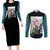 Trunks Kid Couples Matching Long Sleeve Bodycon Dress and Long Sleeve Button Shirt Dragon Ball