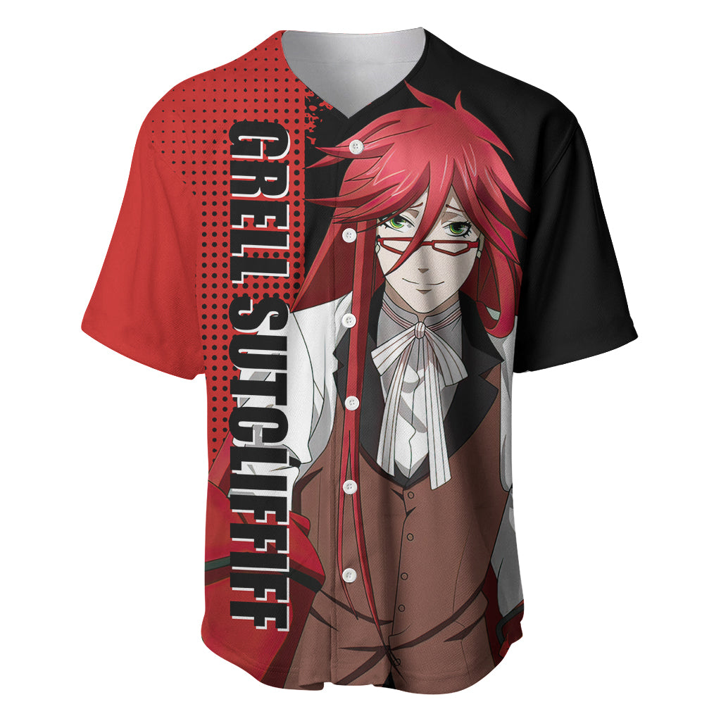 Grell Sutcliff Baseball Jersey Black Butler