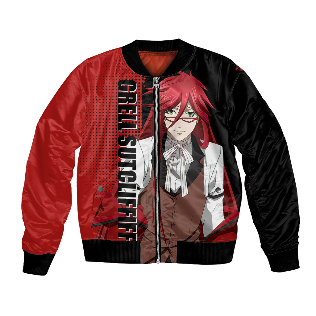 Grell Sutcliff Bomber Jacket Black Butler