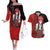 Grell Sutcliff Couples Matching Off The Shoulder Long Sleeve Dress and Hawaiian Shirt Black Butler