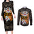 Luffy Gear 5 - One Piece Couples Matching Long Sleeve Bodycon Dress and Long Sleeve Button Shirt Anime Mix Manga Style