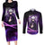 Gojo Satoru - Jujutsu Kaisen Couples Matching Long Sleeve Bodycon Dress and Long Sleeve Button Shirt Aura Anime Galaxy Style