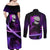 Gojo Satoru - Jujutsu Kaisen Couples Matching Off Shoulder Maxi Dress and Long Sleeve Button Shirt Aura Anime Galaxy Style