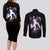 Gojo Satoru - Jujutsu Kaisen Couples Matching Long Sleeve Bodycon Dress and Long Sleeve Button Shirt Anime Mix Galaxy Style