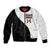 Hisashi Mitsui Number 14 - Slam Dunk Bomber Jacket Anime Mix Black And White Style