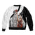 Hisashi Mitsui Number 14 - Slam Dunk Bomber Jacket Anime Mix Black And White Style