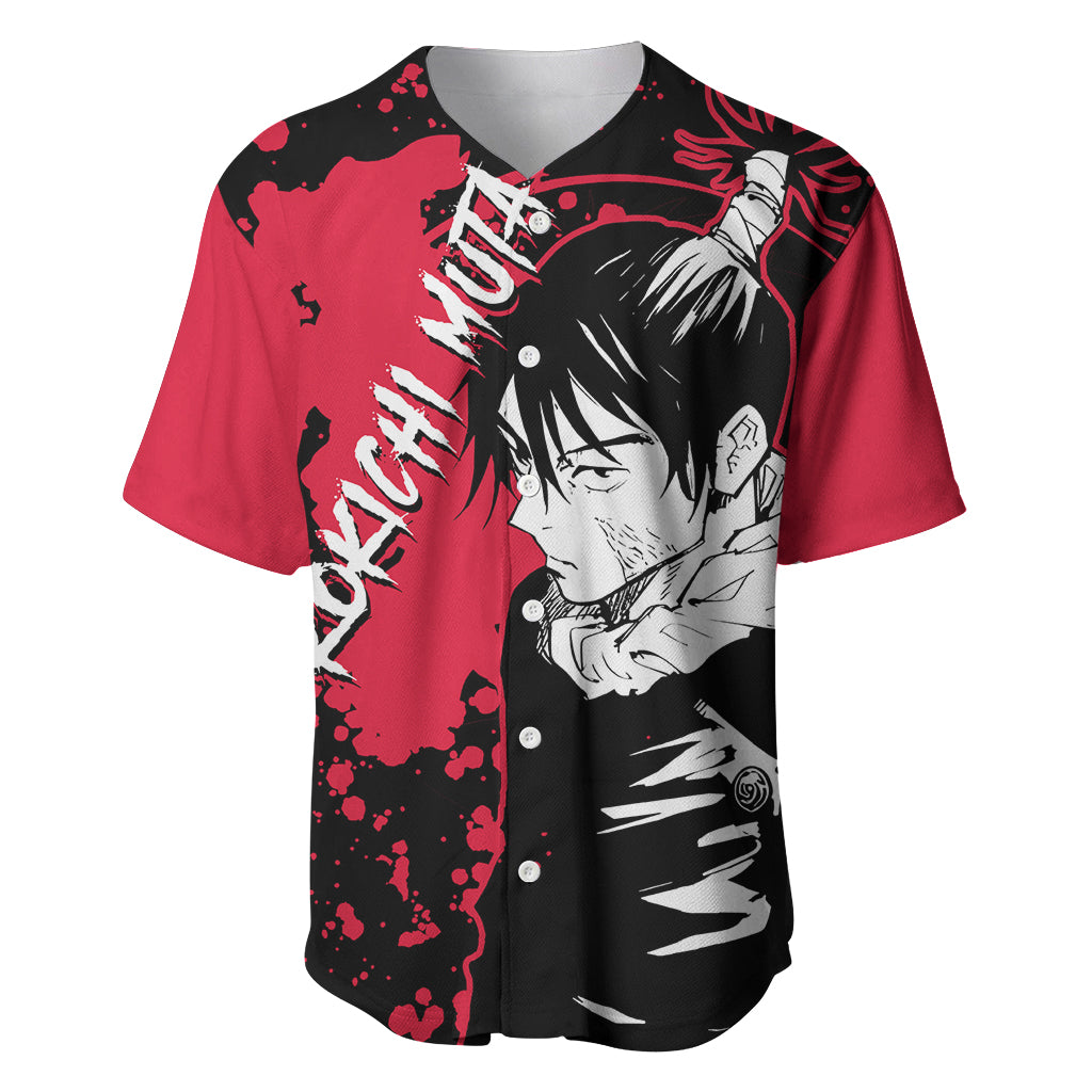 Kokichi Muta Jujutsu Kaisen Baseball Jersey Manga Style Art