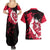 Yuta Okkotsu Jujutsu Kaisen Couples Matching Summer Maxi Dress and Hawaiian Shirt Manga Style Art