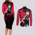 Maki Zenin Jujutsu Kaisen Couples Matching Long Sleeve Bodycon Dress and Long Sleeve Button Shirt Manga Style Art