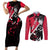 Maki Zenin Jujutsu Kaisen Couples Matching Short Sleeve Bodycon Dress and Long Sleeve Button Shirt Manga Style Art