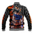 Goku Dragon Ball Baseball Jacket Anime Mix Text Pattern Abstract Style