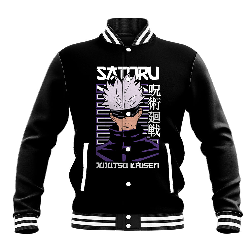 Gojo Satoru Jujutsu Kaisen Baseball Jacket Anime Style