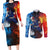 Shoto Todoroki - My Hero Academia Couples Matching Long Sleeve Bodycon Dress and Long Sleeve Button Shirt Anime Style