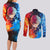 Shoto Todoroki - My Hero Academia Couples Matching Long Sleeve Bodycon Dress and Long Sleeve Button Shirt Anime Style