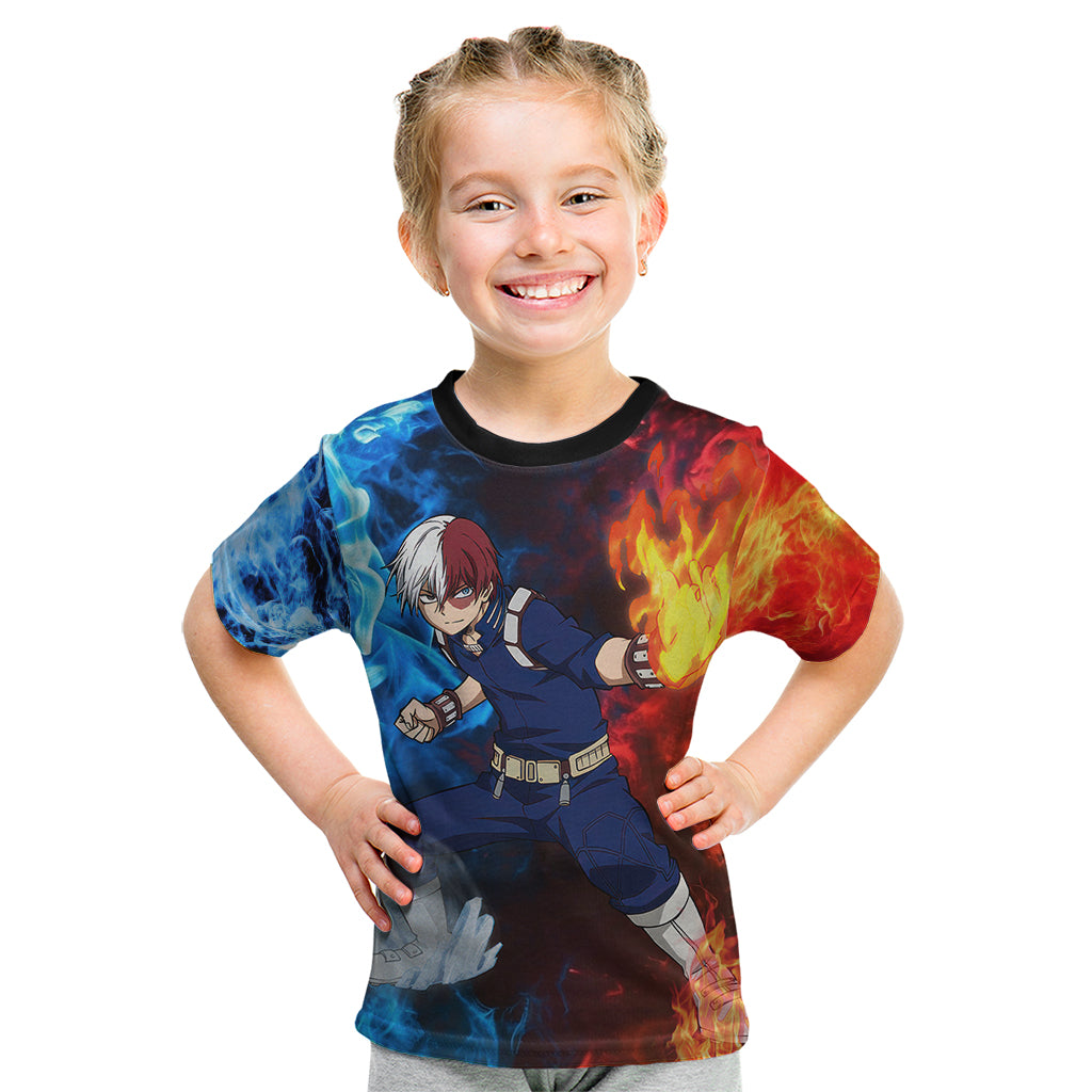 Shoto Todoroki - My Hero Academia Kid T Shirt Anime Style