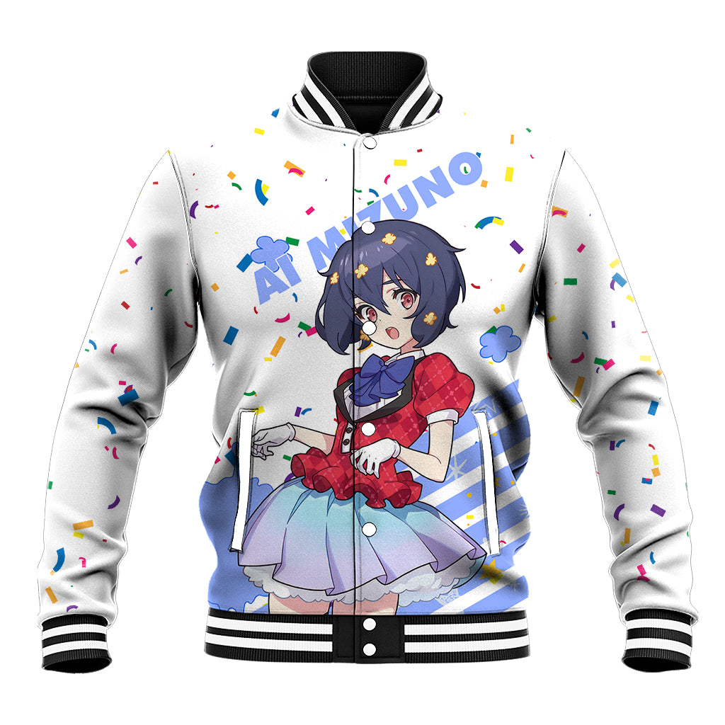 Zombie Land Saga Ai Mizuno Baseball Jacket Anime Style