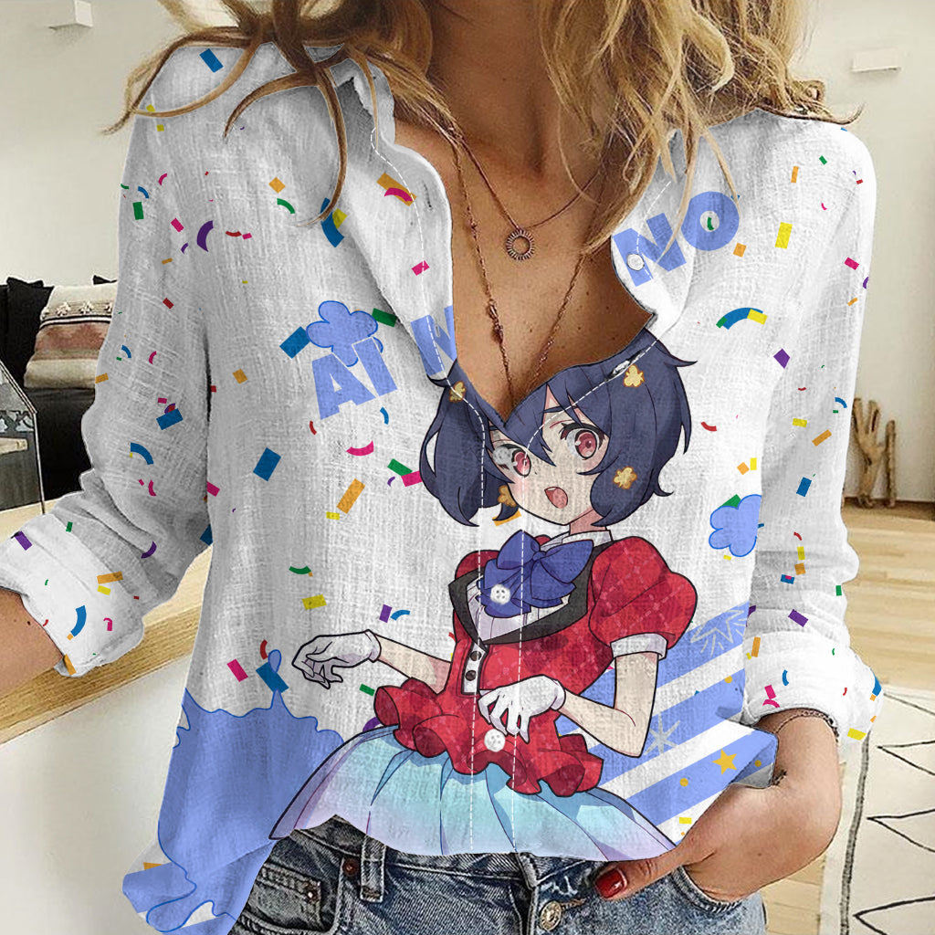 Zombie Land Saga Ai Mizuno Women Casual Shirt Anime Style