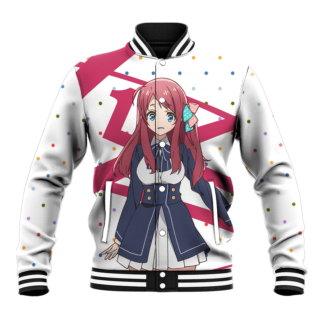 Zombie Land Saga Sakura Minamoto Baseball Jacket Anime Style