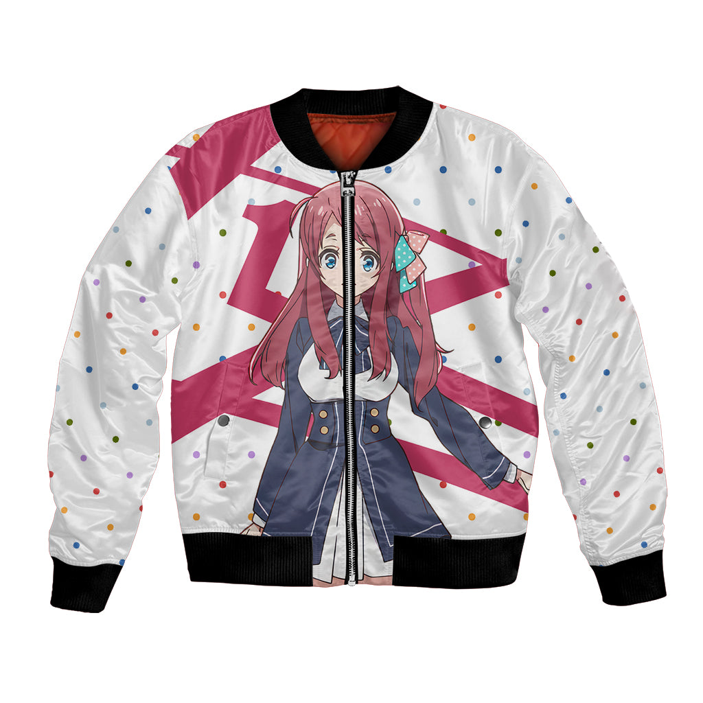 Zombie Land Saga Sakura Minamoto Bomber Jacket Anime Style