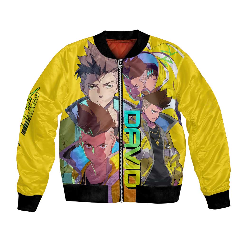 David Martinez - Cyberpunk: Edgerunners Bomber Jacket Anime Style