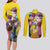 David Martinez - Cyberpunk: Edgerunners Couples Matching Long Sleeve Bodycon Dress and Long Sleeve Button Shirt Anime Style