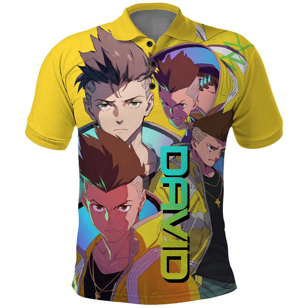 David Martinez - Cyberpunk: Edgerunners Polo Shirt Anime Style