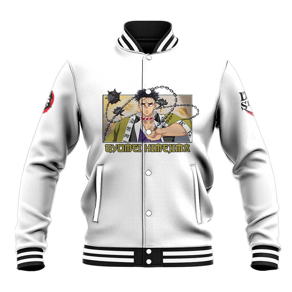 Gyomei Himejima - Demon Slayer Baseball Jacket Anime Style