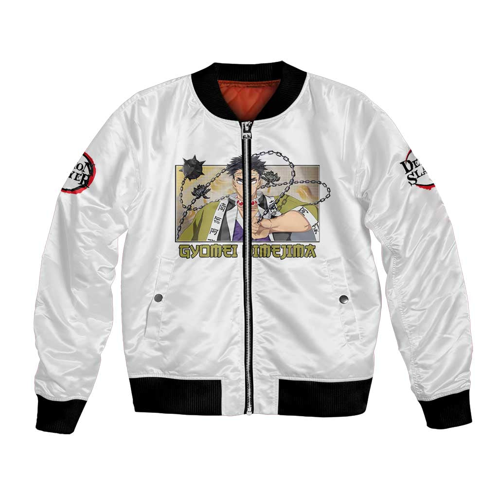 Gyomei Himejima - Demon Slayer Bomber Jacket Anime Style