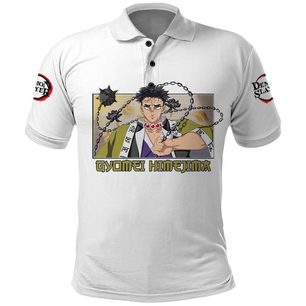 Gyomei Himejima - Demon Slayer Polo Shirt Anime Style