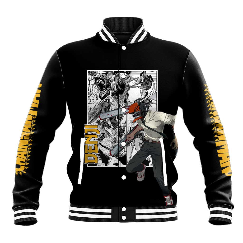 Denji - Chawsan man Baseball Jacket Anime Mix Manga Style