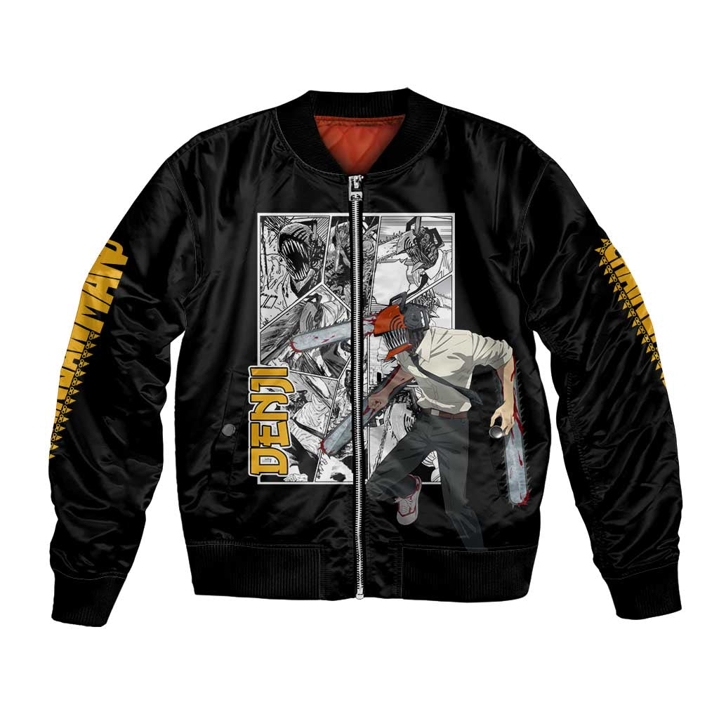 Denji - Chawsan man Bomber Jacket Anime Mix Manga Style