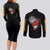 Denji - Chawsan man Couples Matching Long Sleeve Bodycon Dress and Long Sleeve Button Shirt Anime Mix Manga Style