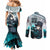 Muichiro Tokito - Demon Slayer Couples Matching Mermaid Dress and Long Sleeve Button Shirt Anime Style