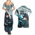 Muichiro Tokito - Demon Slayer Couples Matching Summer Maxi Dress and Hawaiian Shirt Anime Style