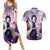 Shinobu Kocho - Demon Slayer Couples Matching Summer Maxi Dress and Hawaiian Shirt Anime Style