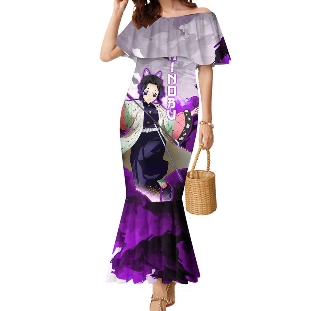 Shinobu Kocho - Demon Slayer Mermaid Dress Anime Style