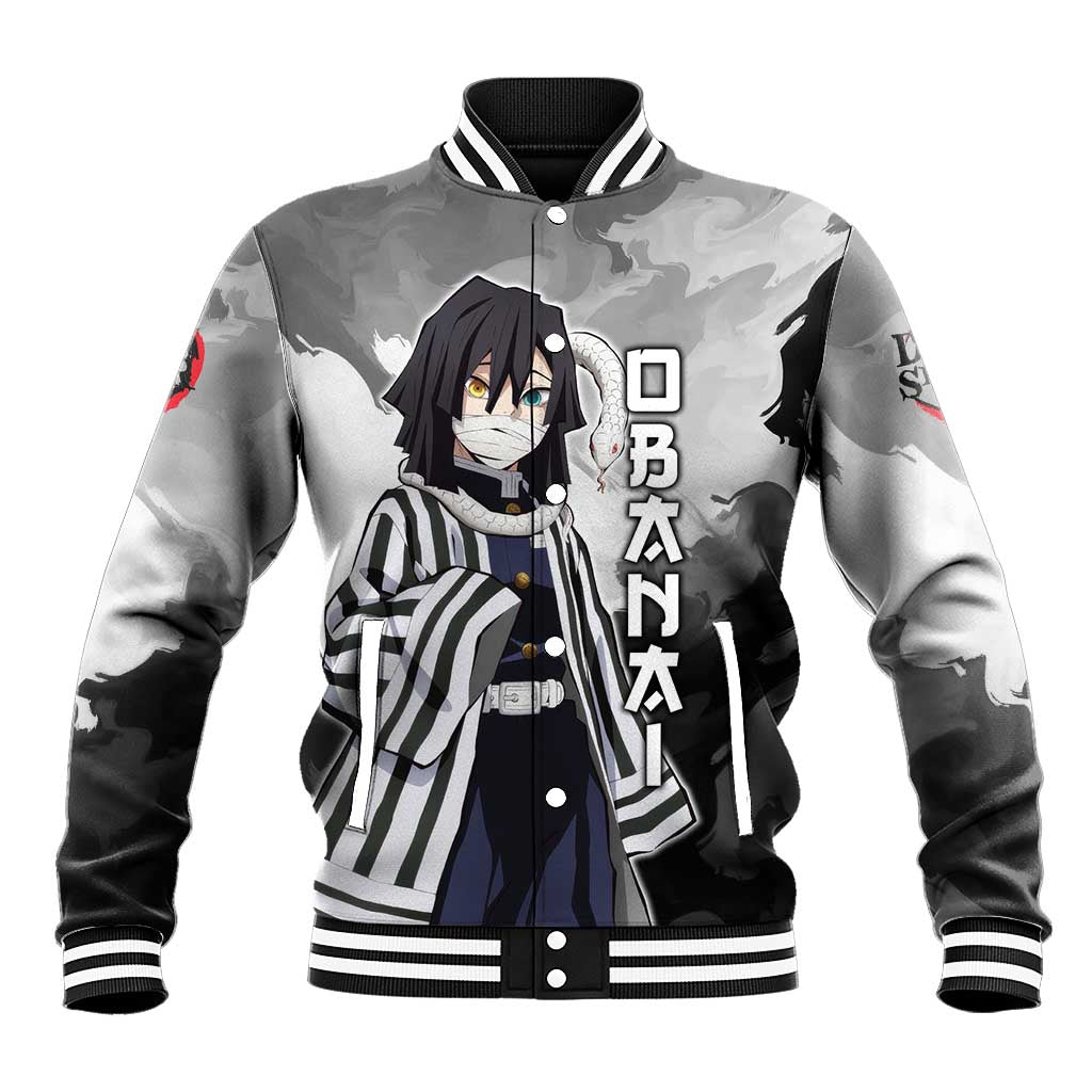 Obanai Iguro - Demon Slayer Baseball Jacket Anime Style