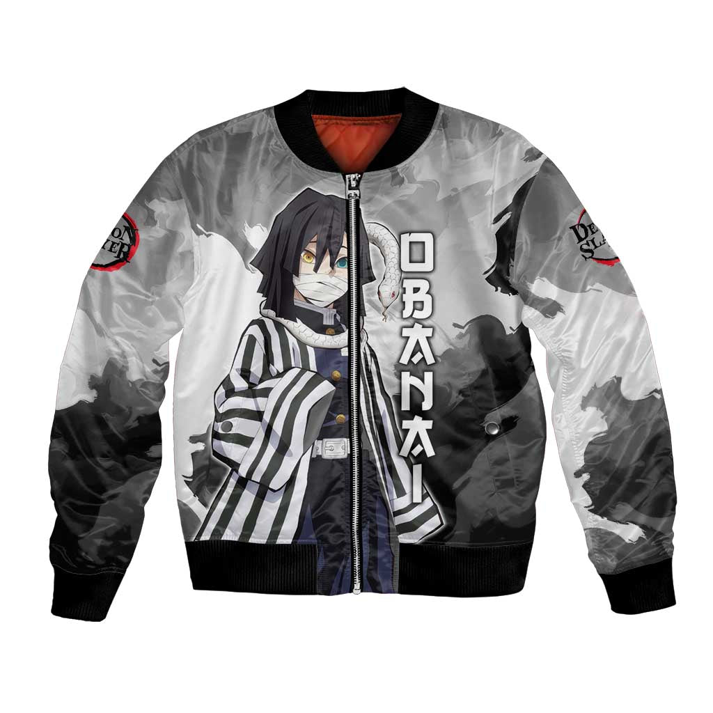 Obanai Iguro - Demon Slayer Bomber Jacket Anime Style