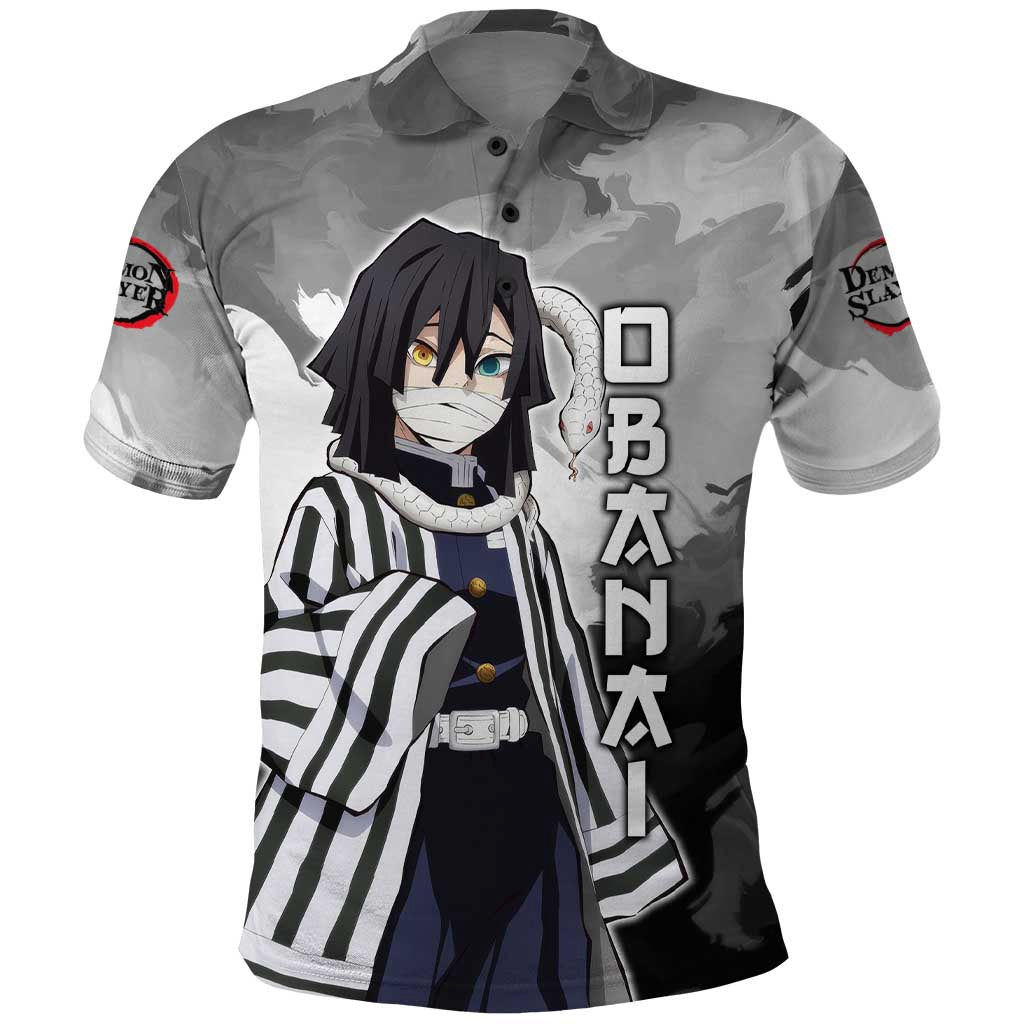 Obanai Iguro - Demon Slayer Polo Shirt Anime Style