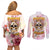 flower-skull-couples-matching-off-shoulder-short-dress-and-long-sleeve-button-shirts-she-is-sunshine-mixed-with-a-little-hurricane