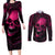 death-skull-couples-matching-long-sleeve-bodycon-dress-and-long-sleeve-button-shirts-im-scary-enough-without-a-costume