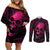 death-skull-couples-matching-off-shoulder-short-dress-and-long-sleeve-button-shirts-im-scary-enough-without-a-costume