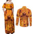 three-skulls-flaming-couples-matching-off-shoulder-maxi-dress-and-long-sleeve-button-shirts-high-on-fire